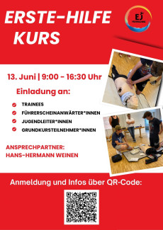 Flyer Erste-Hilfe-Kurs